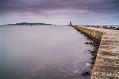 Mystische Stimmung am Poolbeg Lighthouse